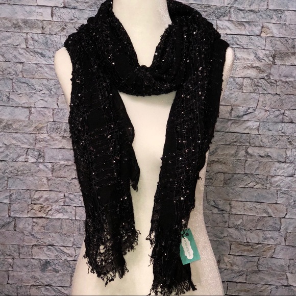 Maurices Accessories - NWT black scarf with shimmer detail